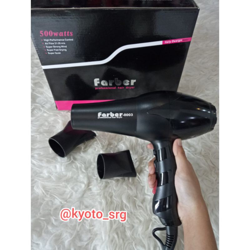 Hair Dryer FARBER 8003 500 W Shopee Philippines
