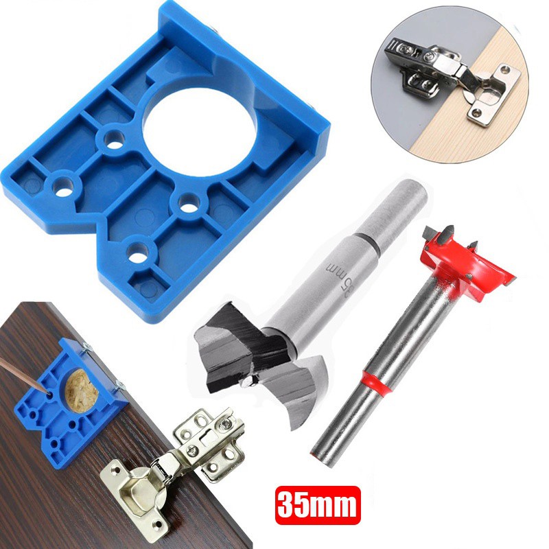35mm Hinge Hole Locator Woodworking Punching Auxiliary Installation