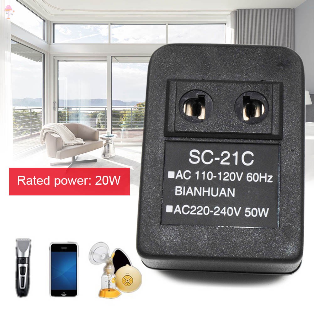 LL AC 220V to 110V/110V to 220V AC Power Voltage Converter