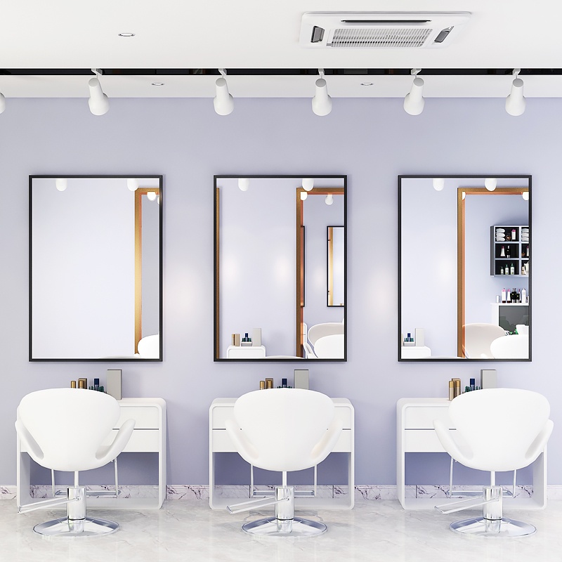 Mirrors Hair Salon Dressing Table for Hair Salon Haircut Mirror Wall