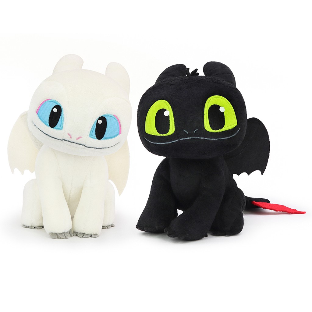 Dreamworks Genuine License Toothless / Light Fury Doll mini How to