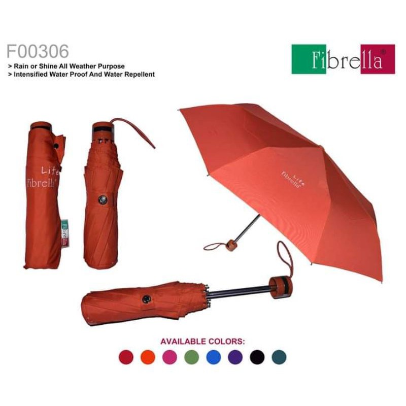Authentic Fibrella Lite Umbrella ( Manual Umbrella) Shopee Philippines
