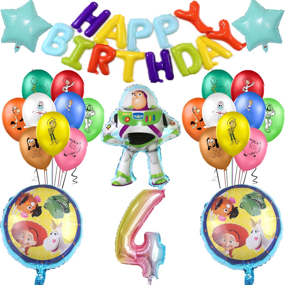 Disney Toy Story Foil Balloons Birthday Party Decorations Supplies