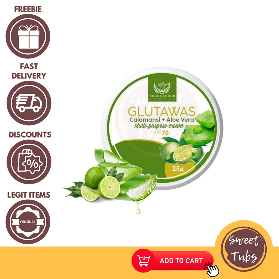 Angel Touch GlutaTawas Calamansi + Aloe Vera Multipurpose Cream 25g