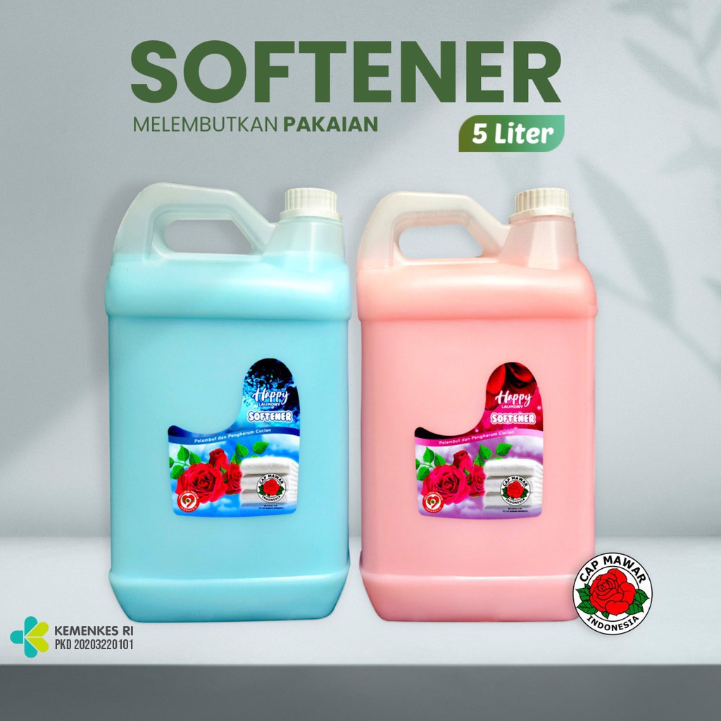 Fabric Deodorizer Softener Happy Laundry Clothing Care Refill 5l By Cap