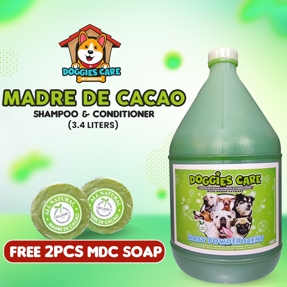 Madre de Cacao Shampoo & Conditioner with Guava Extract Baby Powder