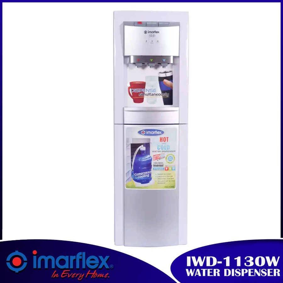 Imarflex IWD1130W Hot and Cold Bottom Load Water Dispenser Shopee Philippines