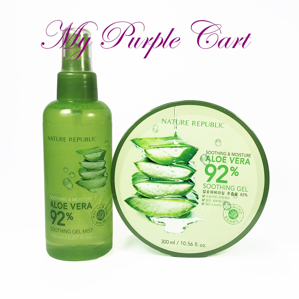 Nature Republic Aloe Vera Fresh Bundle Shopee Philippines