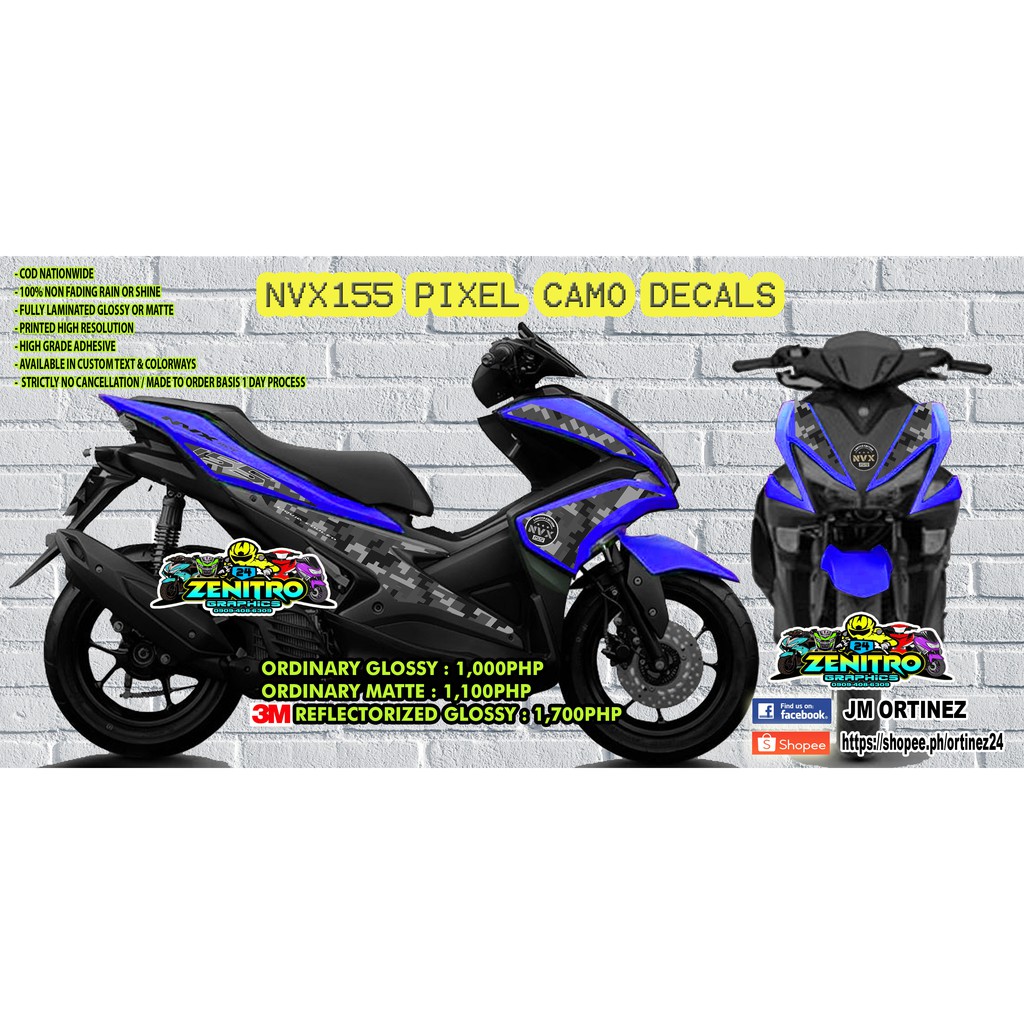 Aerox Decals Design Blue ubicaciondepersonas.cdmx.gob.mx