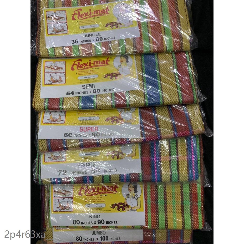 Original Fleximat Plastic Bed Mat Beach Mat (Banig) Single to Jumbo