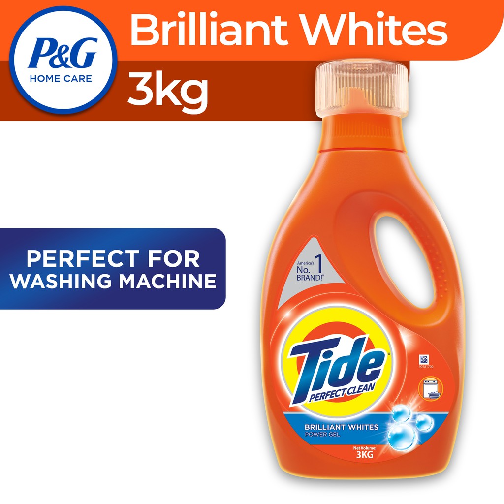 Tide Liquid Brilliant Whites Liquid Detergent 3kg (Laundry Detergent