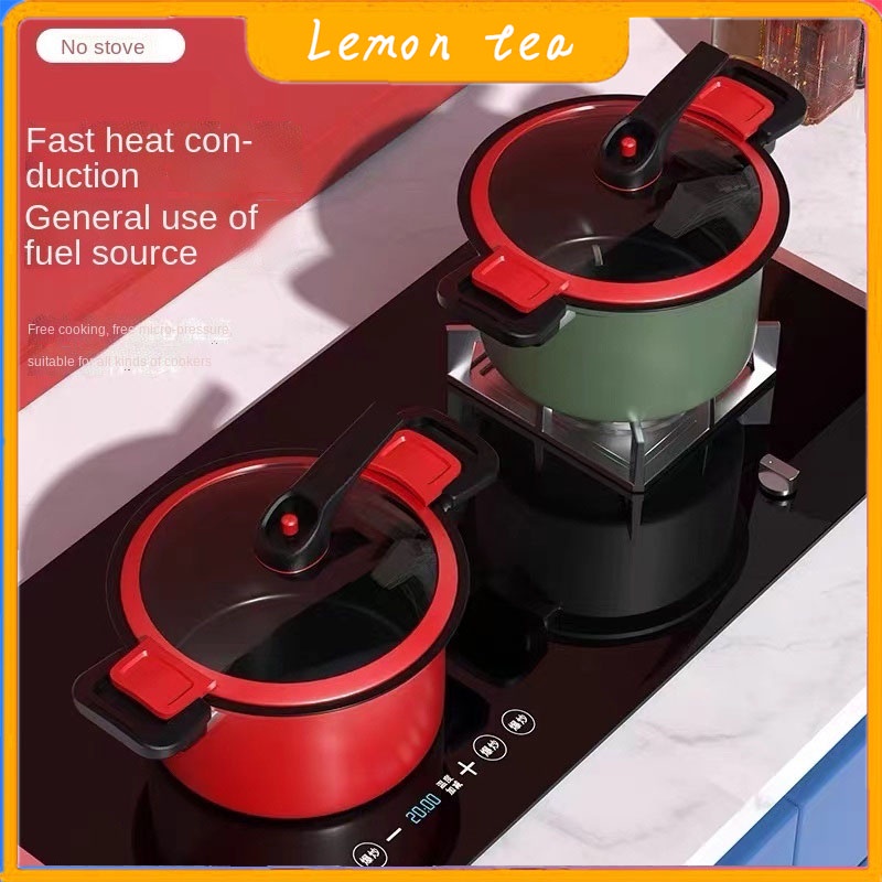 Micro Pressure Cooker New Stew Pot Nonstick Pan Household Multi