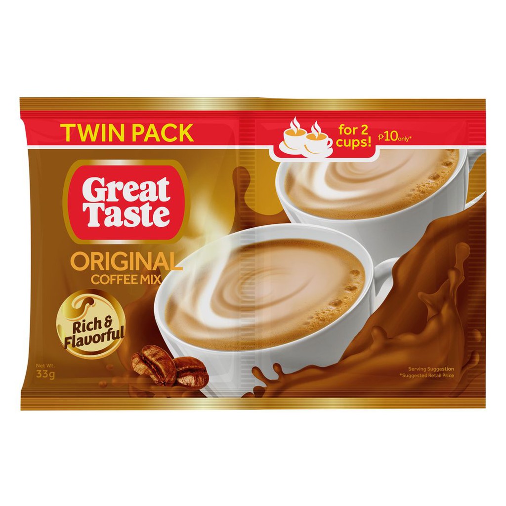Great Taste Original 3in1 Twin Pack (33g x 10) Shopee Philippines