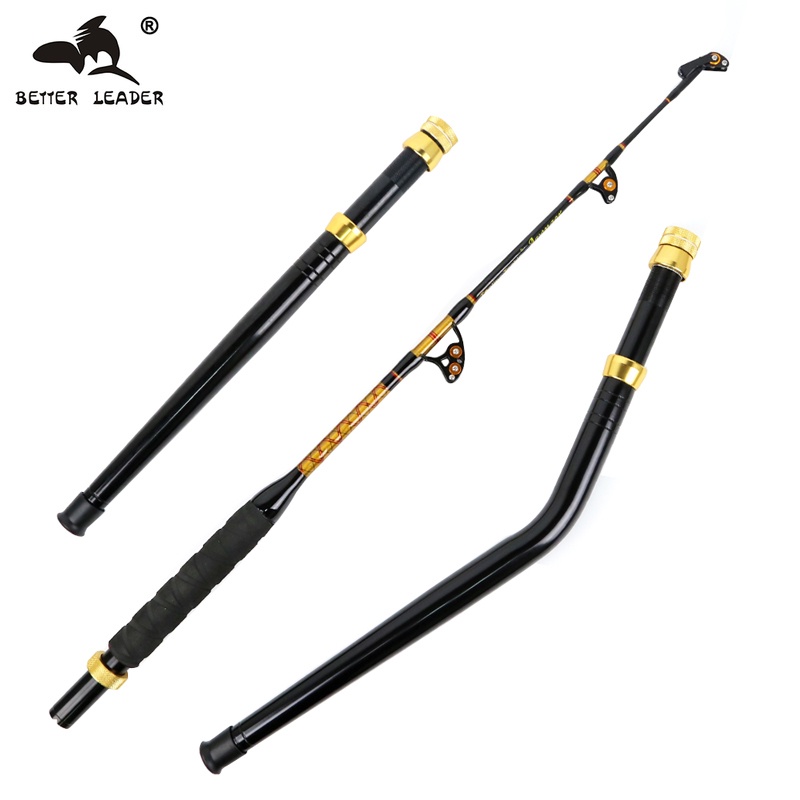 Better Leader Sea Trolling Rod Tuna Fishing Rod 100LB Aluminum 2+1 Big