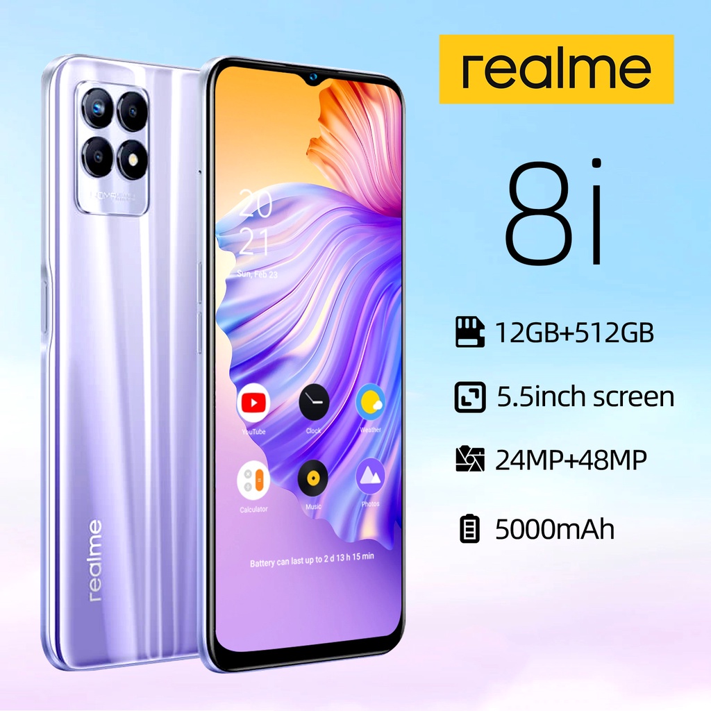Realme 8i Original Cellphone Android Smartphone Big Sale 2022 Brand New