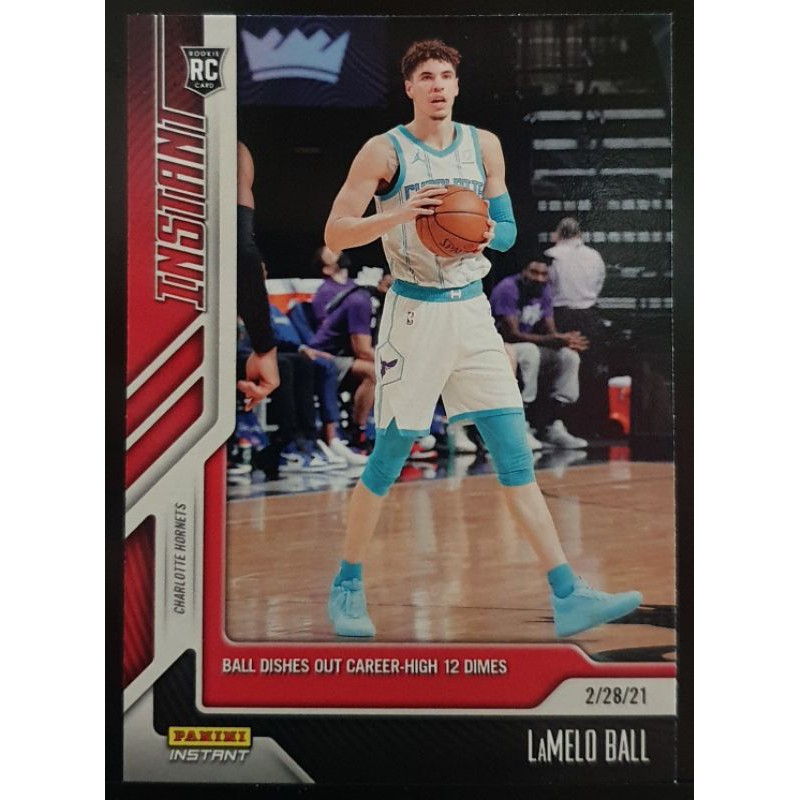 202021 Panini Instant Lamelo Ball RC Rookie Card Numbered 1/2126 Basketball NBA Card Shopee