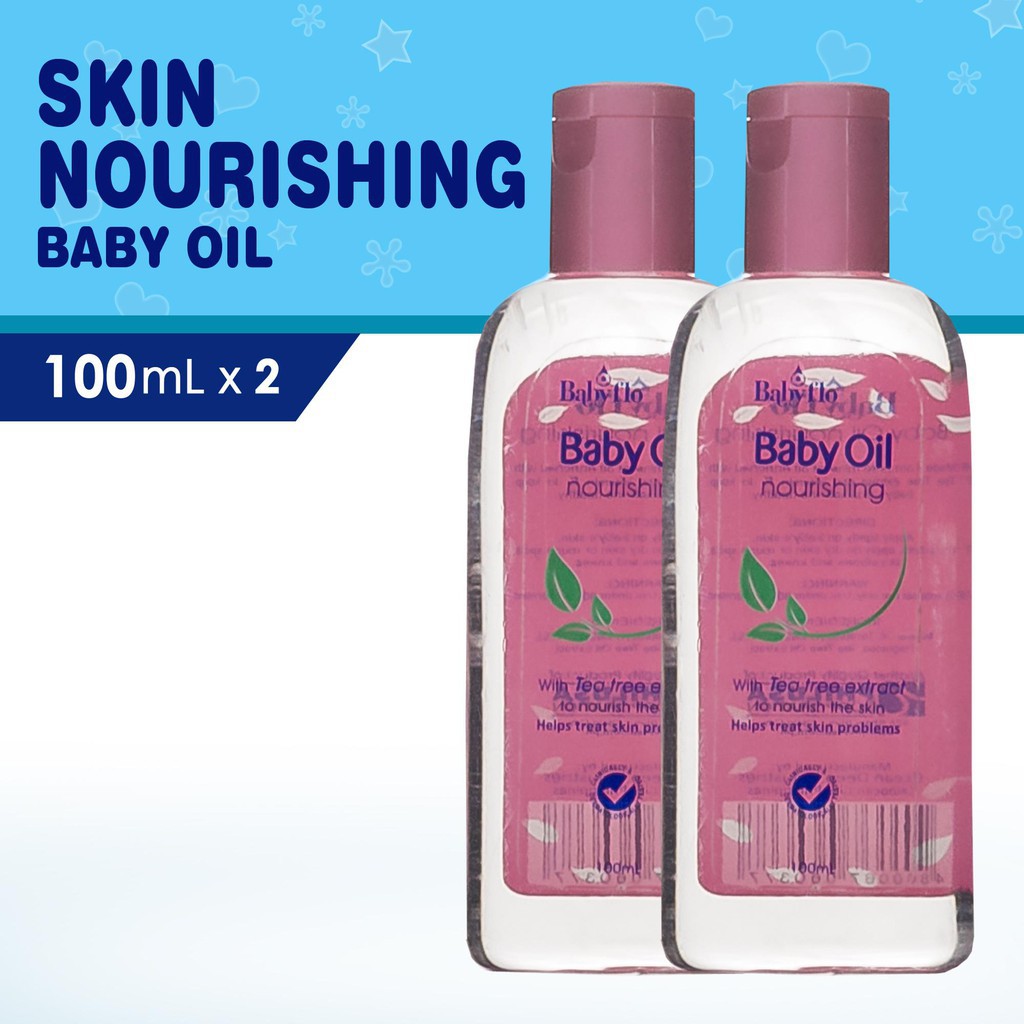 Babyflo Baby Oil Skin Nourishing 100ml x2 Shopee Philippines