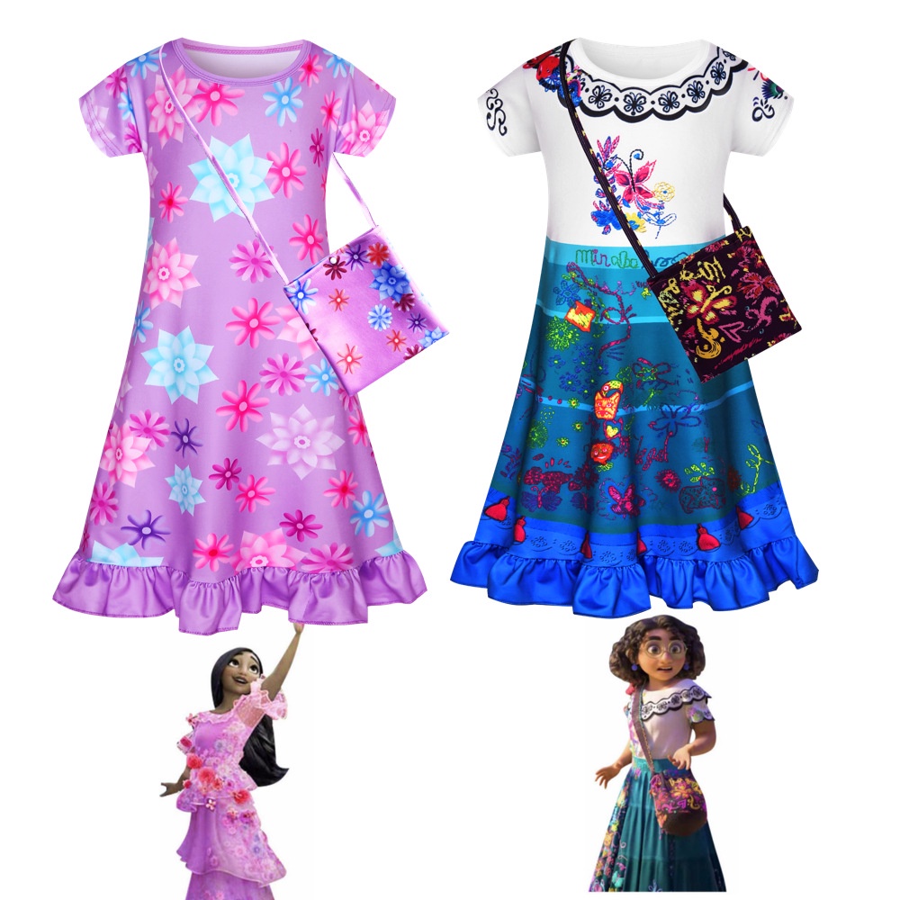 Disney Encanto Isabela Dress, Costume For Girls Ages And Up, Outfit