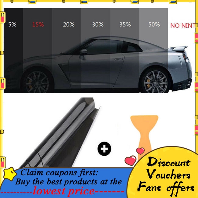 25 VLT Light Car Home Glass Window TINT Film and Shade