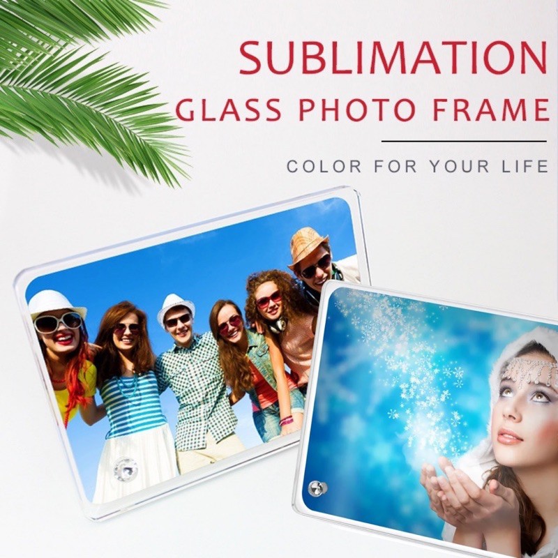Sublimation Glass Photo Frame blank glass frame heat press glass frame