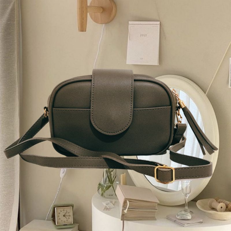 Korean Leather Slingbag (Brandnew & High Quality) Shopee Philippines