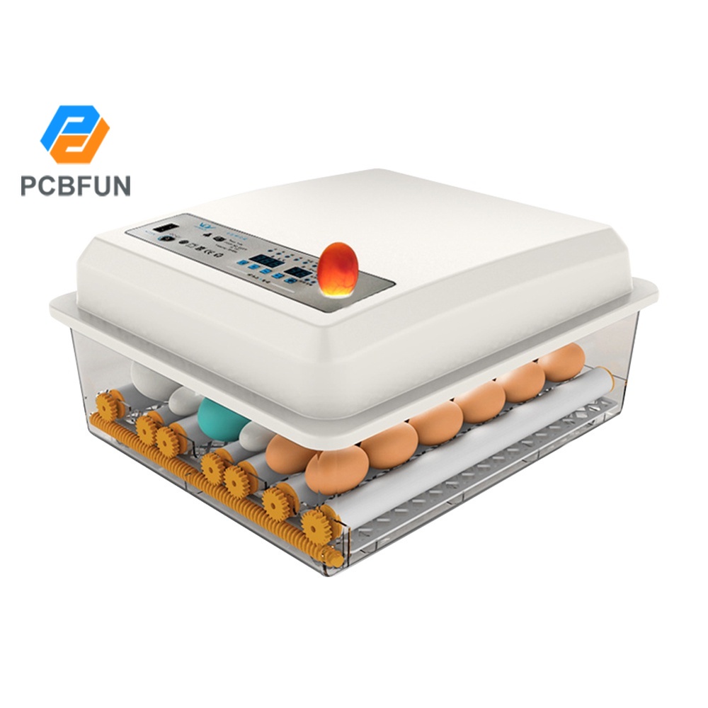 Pcbfun 36 Small Household Incubators Fully Automatic Intelligent Chicken Duck Goose Pigeon Egg