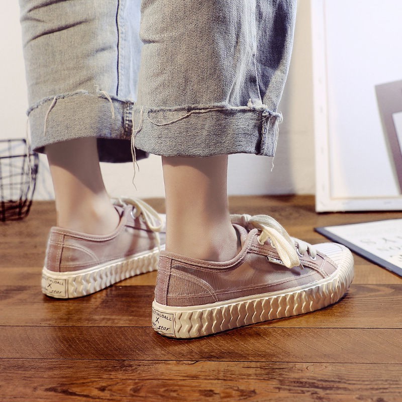 (kasut Women Butik) Kasut Canvas Breathable Summer Mesh Women Fairy
