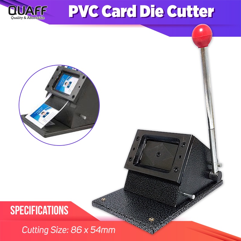 QUAFF PVC ID Card Die Cutter (8654mm) Shopee Philippines