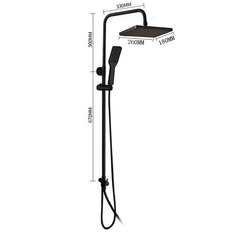 ??Black shower set water heater shower set square water heater shower set water heater Shop Mall