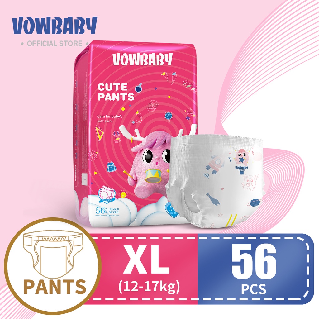 unilove Chiaus Baby Diaper Pants Vowbaby Cute Disposable Diapers XL