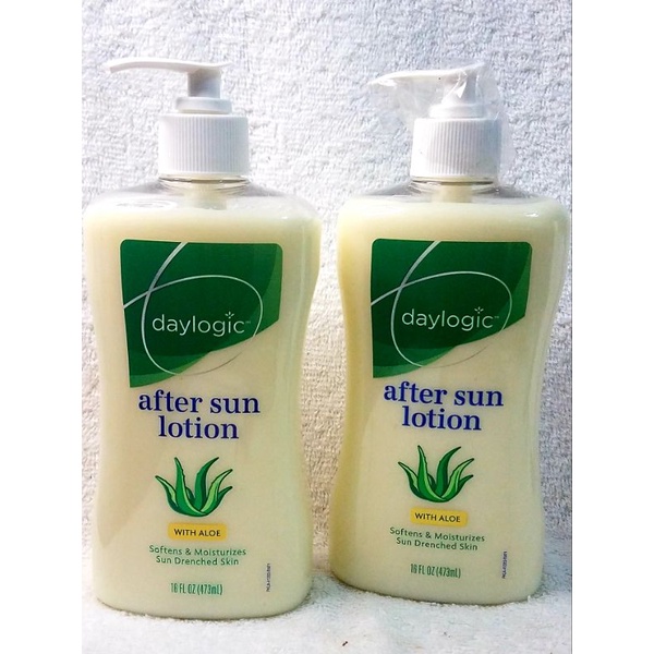 DAYLOGIC AFTER SUN LOTION with Aloe Softens & Moisturizes Sun Drenched