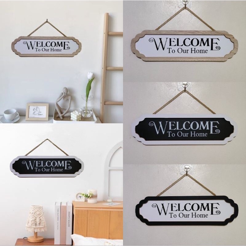 To Our Home Signage Wooden Wall Decor Shopee Philippines
