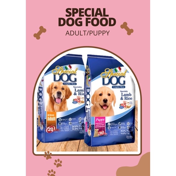 SPECIAL DOG FOOD (ADULT AND PUPPY) Shopee Philippines