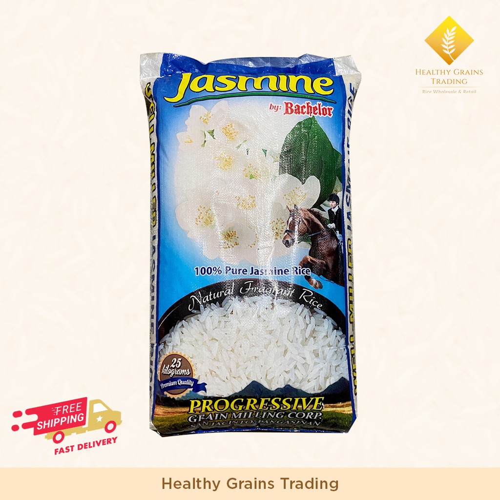 Pure Jasmine Rice 25kg (FREE SHIPPING METRO MANILA) Shopee Philippines