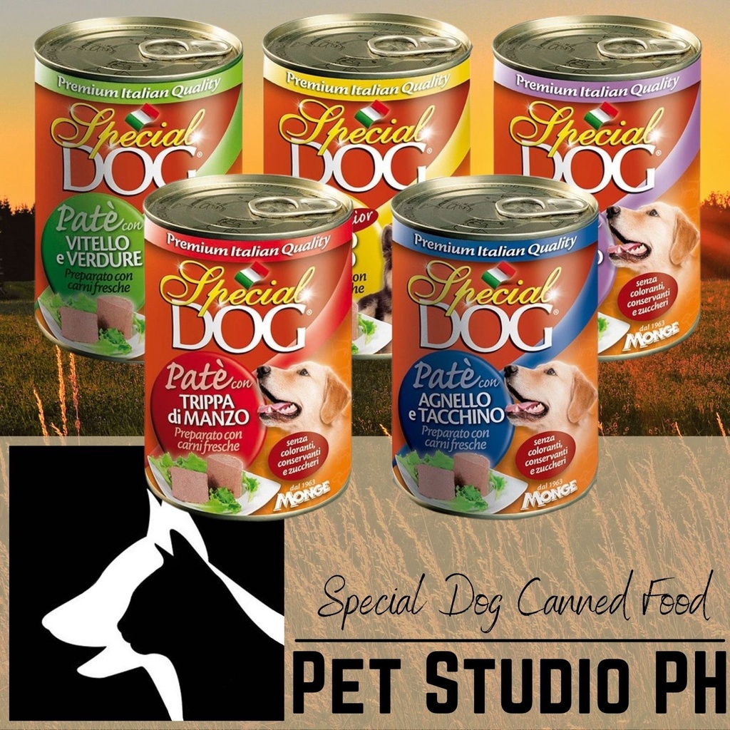 Special Dog Canned Dog Food For Junior and Adult Dogs 400g (Monge