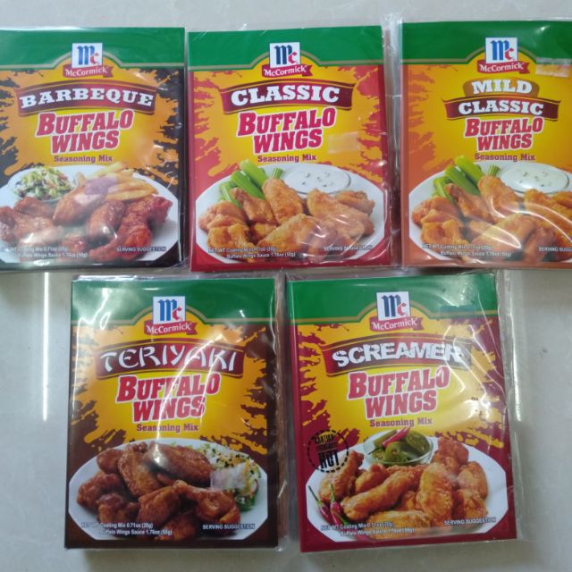 McCormick Buffalo Wings Seasoning Mix Shopee Philippines