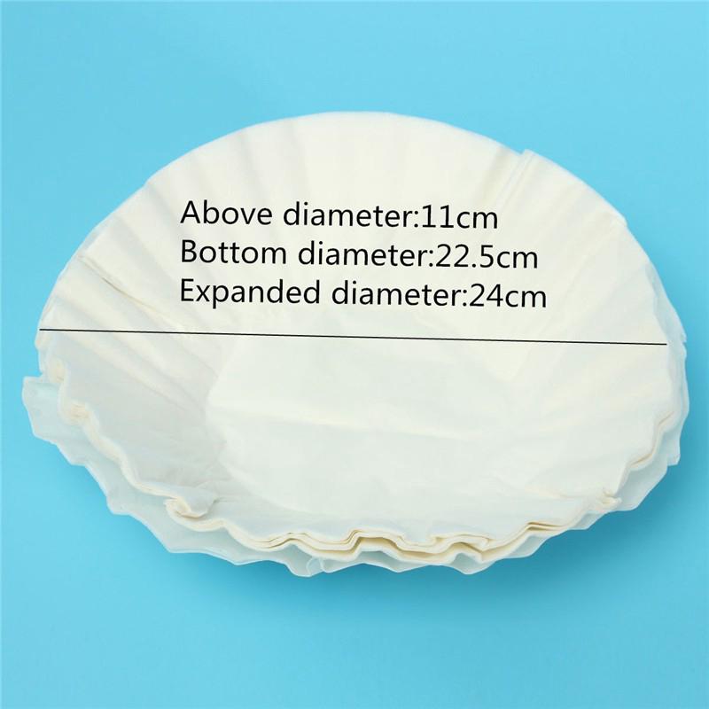 50pcs/Set Coffee Filters Single Serving Paper for Coffee Machine Filter