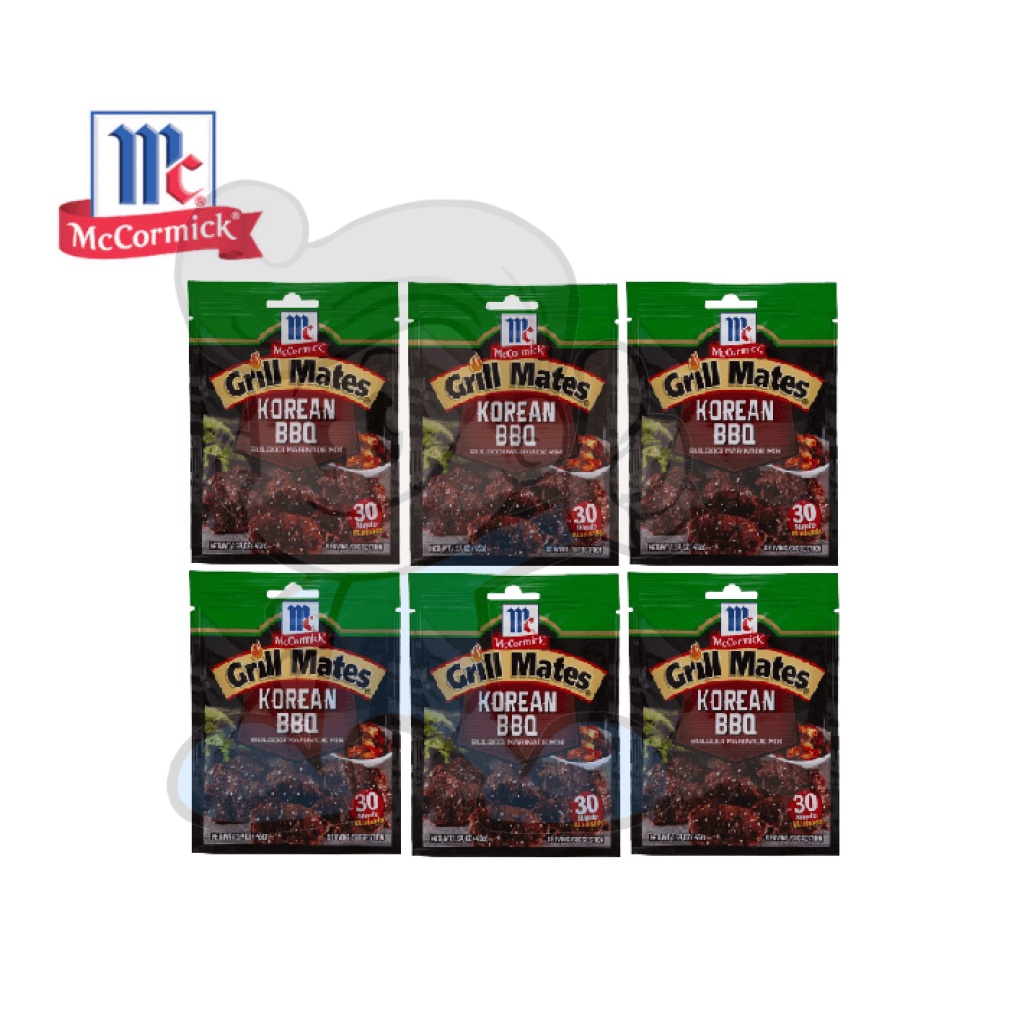 McCormick Grill Mates Korean BBQ Bulgogi Marinade Mix (6 x 45 g
