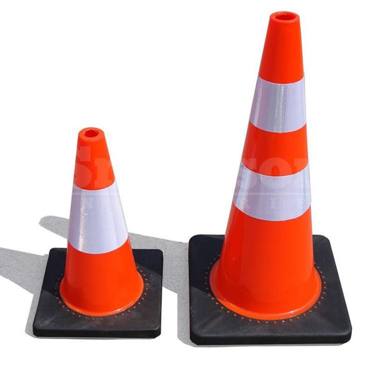COD Premium Quality 18&quot; TRAFFIC CONE PVC MARKER TRAFFIC CONE
