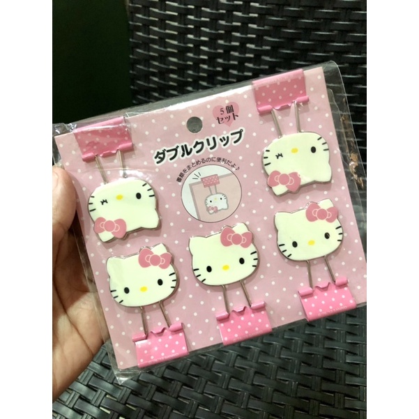 Authentic Sanrio Hello kitty paper clip set Shopee Philippines