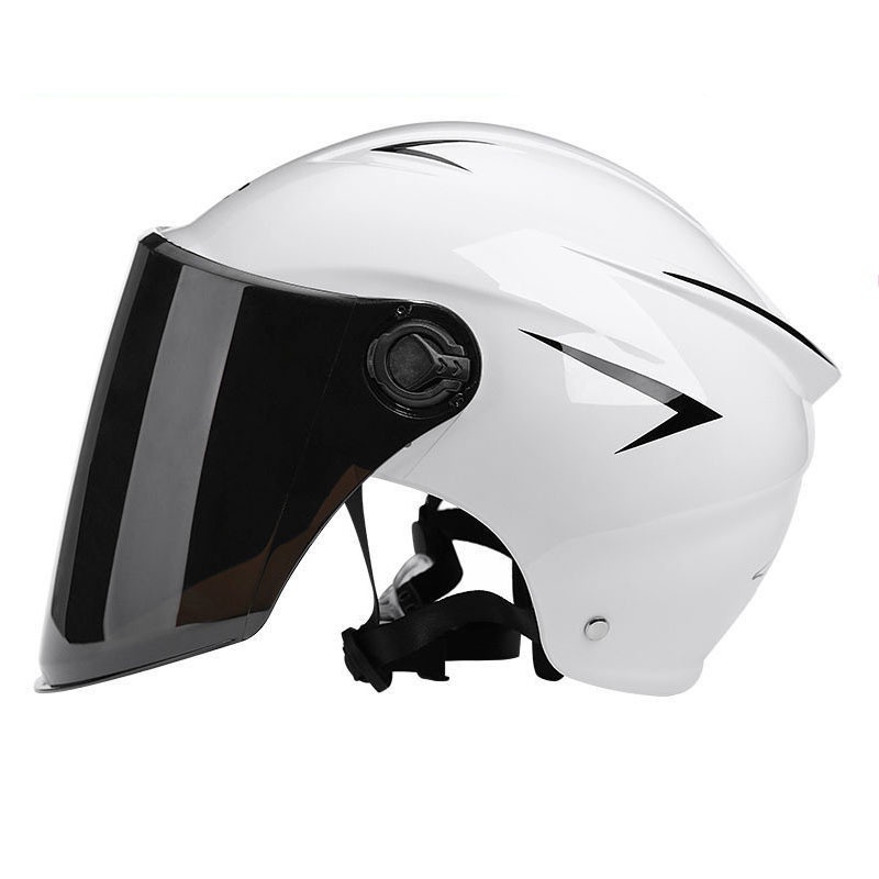 helmet Electric Motorcycle Helmet Adult Baby Boy and Girl Summer Sun Protection Half Helmet Four