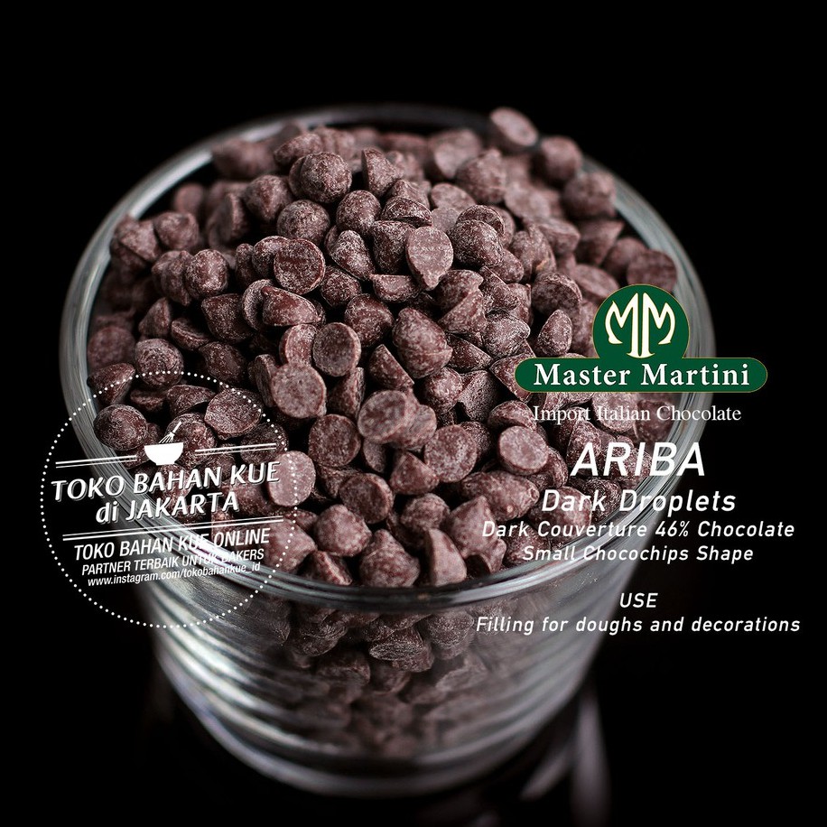 Master Martini ARIBA 46 Dark Chocolate Chips 100gr Chocolate Chips