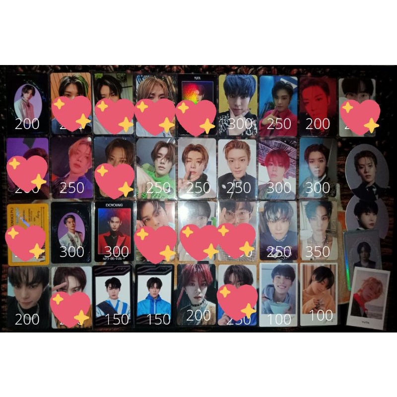NCT 127 DOYOUNG YUTA PHOTOCARDS Shopee Philippines