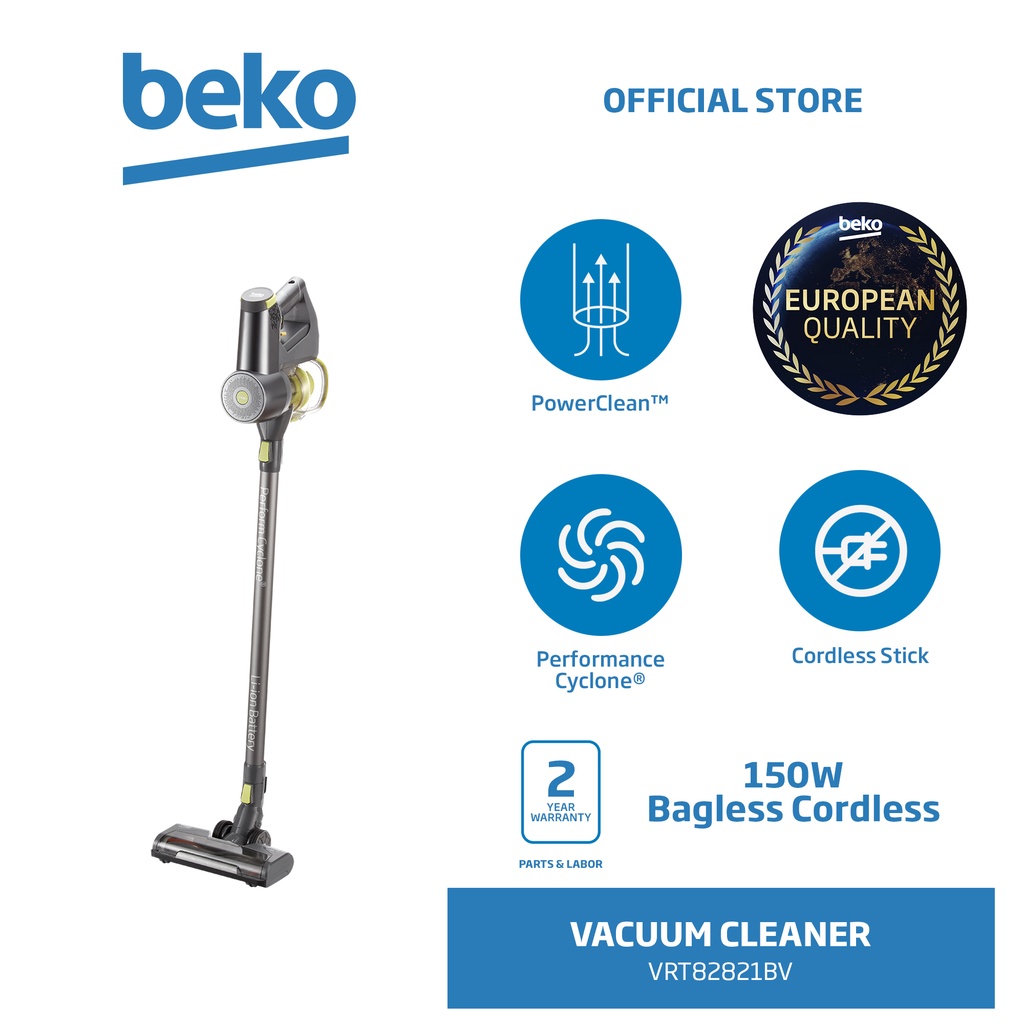 Beko Vacuum Cleaner 150W Bagless Cordless VRT82821BV Shopee Philippines