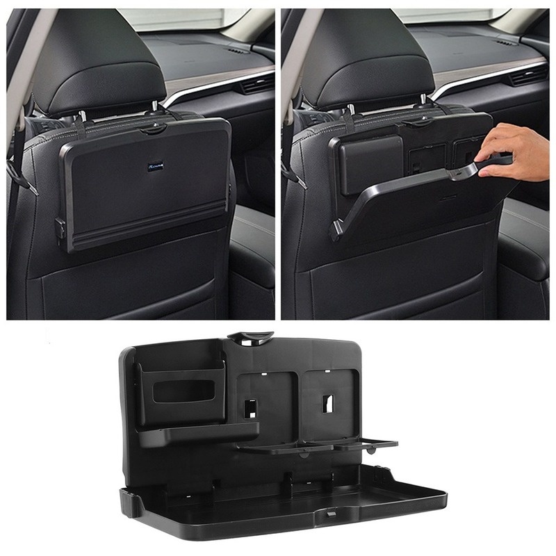Folding Table Car Back Seat Drink Food Cup Tray Rack Holder Car Back Seat Rack car seat back