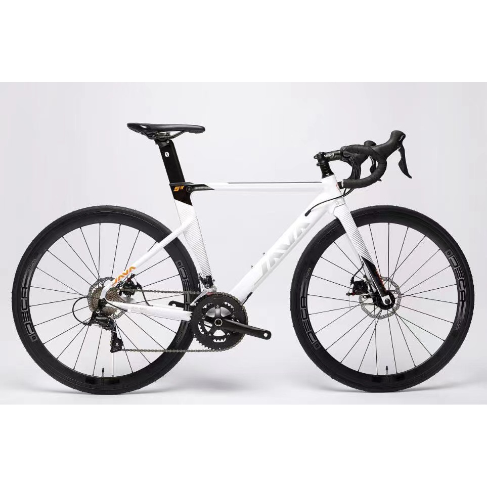 Java siluro 3c carbon fork road bike alloy frame hollowtech crankset