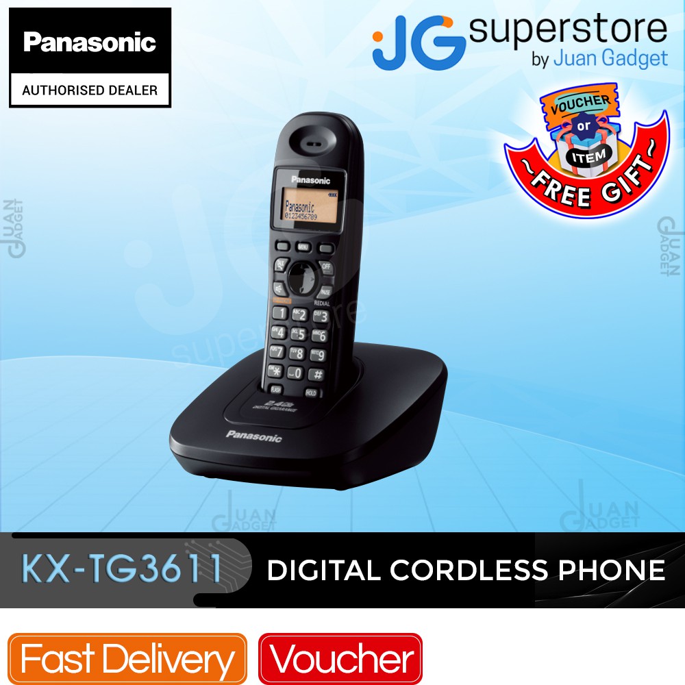 Panasonic KXTG3611 2.4GHz SXM Digital Cordless Speaker Phone with