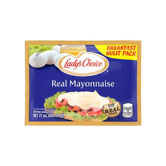 Lady's Choice Real Mayonnaise Regular 27mL Shopee Philippines