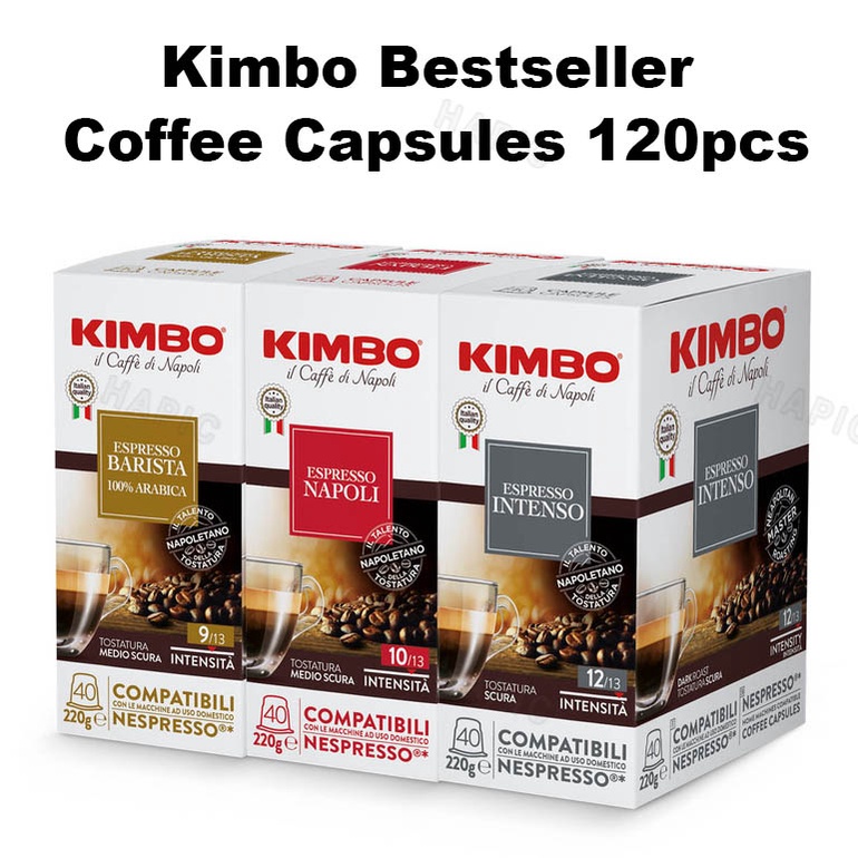 Kimbo Bestseller Coffee Capsules 120pcs Shopee Philippines