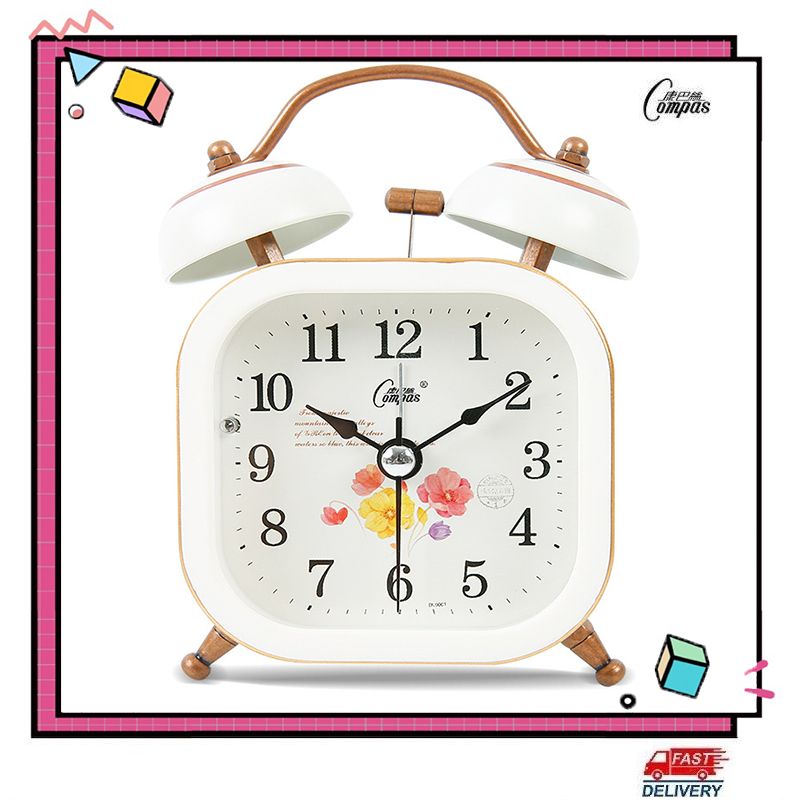 Compas alarm clock quartz alarm clock watch home small alarm clock
